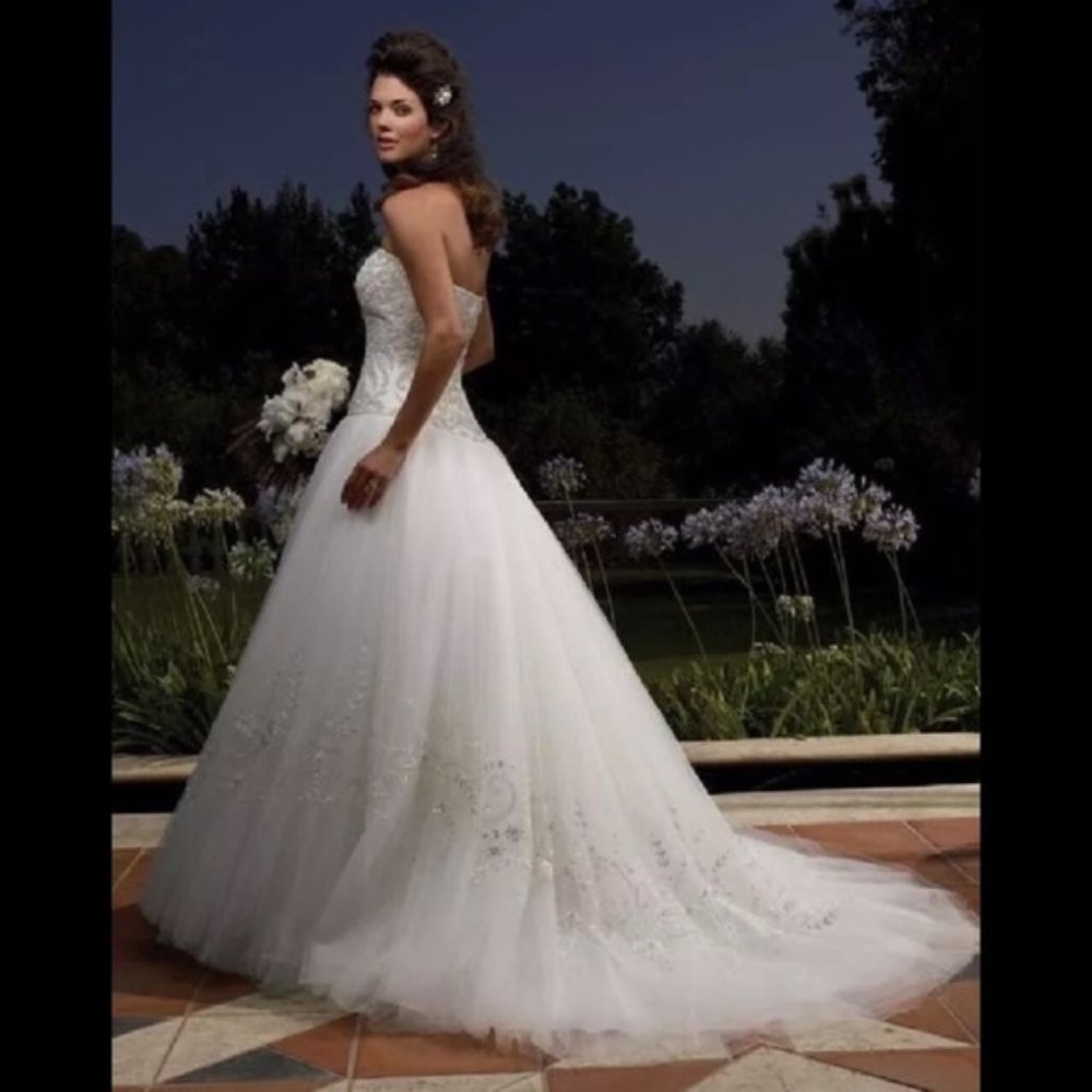 Casablanca wedding dress size 2